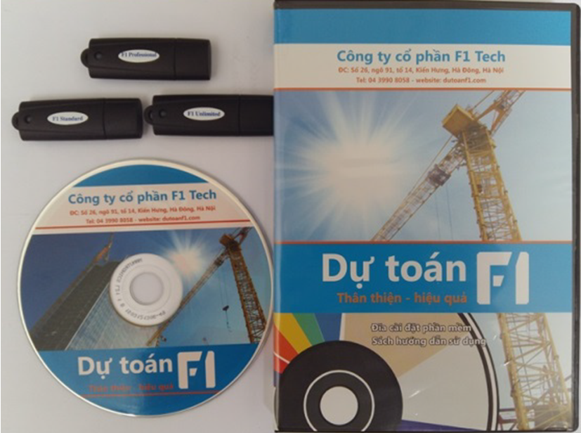 PHẦN MỀM DỰ TOÁN - ĐẤU THẦU F1
